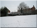 A wintry Church Field