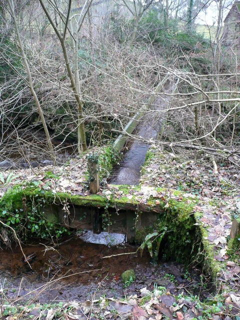 The aqueduct that fed the woollen mill, Kirkoswald