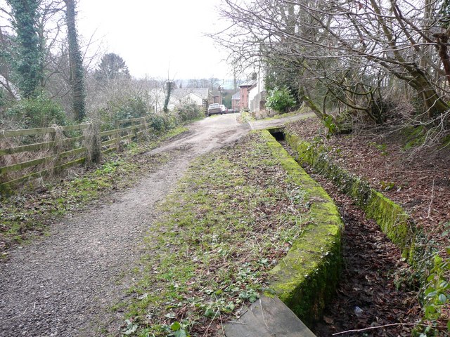 The channel that fed the old corn mill, Kirkoswald