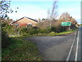 Field entrance off the A40