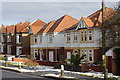 Houses on the B4237, near Coldra, Newport