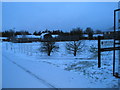 Medina Primary School in the snow