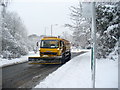 Snowplough on Merrow Lane