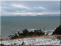 Bournemouth: a snowy Purbeck view