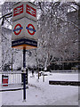 TQ2982 : Euston Square in the snow by Stephen McKay