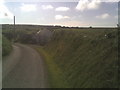 Looking West up the Lane at Tower Hill Cottage