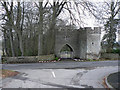 Gateway on Corntown Road, opposite Stony Lane, Ewenny