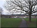 Fairwater Park, Cardiff, looking towards Elfed Gardens