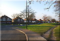 Grassy area at the junction of City Way, A229 & Old Patten Lane