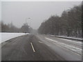 Abercarn during snow