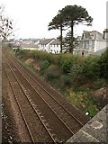 SX0252 : Railway line, Mount Charles by Derek Harper