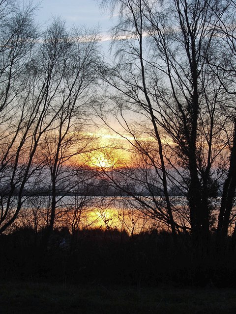 Sunset at Penyfan Pond