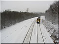 Train  approaching from Erewash Junction