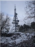 ST1583 : Communications tower, Wenallt, Cardiff by John Lord