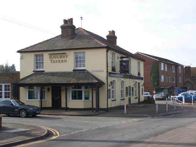 Railway Tavern Pub, Longfield © David Anstiss :: Geograph Britain and ...