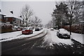 Looking North along Newlands Rd