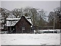 The cricket pavilion in Clumber Park