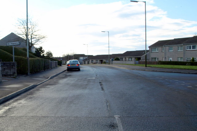 Brechin Road Arbroath at its junction Alan Morrison cc by sa