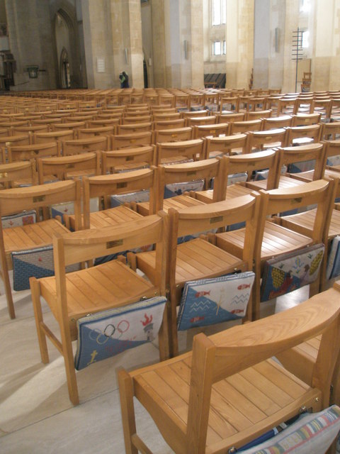 Unique kneelers at Guildford Cathedral