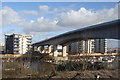 The A4055 road bridge over the River Ely