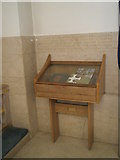 SU9850 : Explanatory commemoration within the Lady Chapel at Guildford Cathedral by Basher Eyre