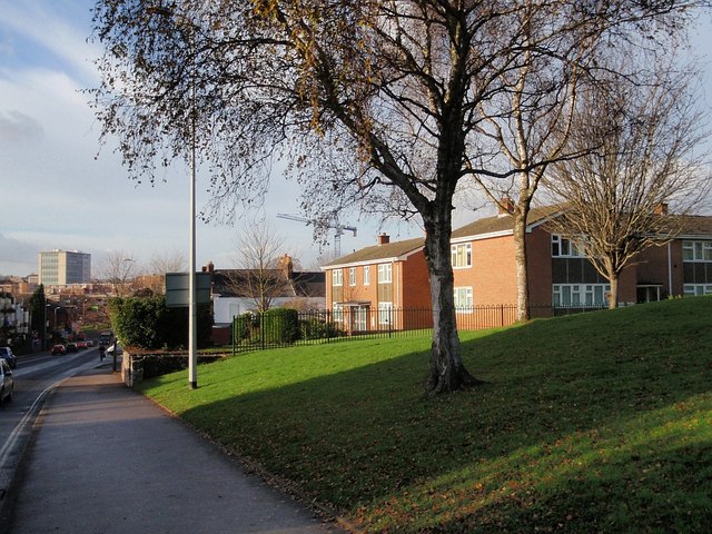 Housing by Heavitree Road, Exeter