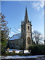 Sutton Waldron: church in snow