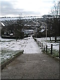 SU9849 : Steps down Stag Hill leading to Alresford Road by Basher Eyre