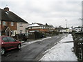 Approaching the junction of The Oval and Old Court Road