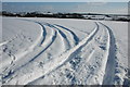 Snow covered Cotswold landscape