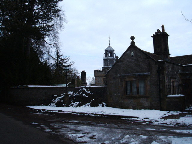 Thornbridge Hall, lodge and bell tower