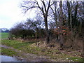 Ludgershall Roman Villa, Public footpath Sign