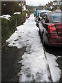 A snowy pavement in Mareschal Road