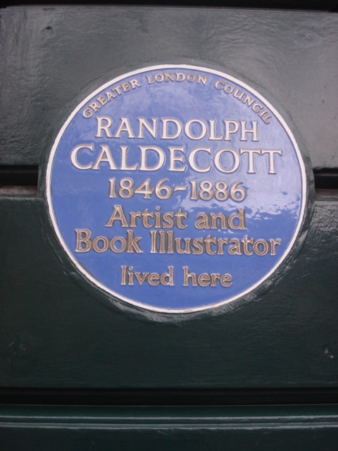 Randolph Caldecott's Blue Plaque