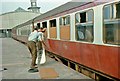 C8540 : Vandalised train, Portrush by Albert Bridge