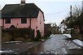 Pink house in the lane