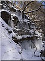NY7540 : Cascade of icicles by Oliver Dixon