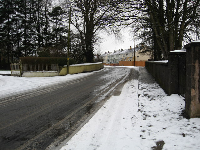 The road in to Convoy in County Donegal