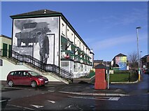 C4316 : The Rioter mural, Bogside by Kenneth  Allen
