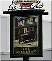 The Suburban Inn Sign