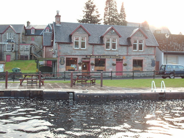 Refreshments by the canal at Fort Augustus