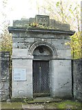 NS3975 : Dumbarton Prison - entrance portico by Lairich Rig