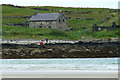 B7100 : Building at east end of Inishkeel Island by Joseph Mischyshyn