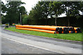 Pipes for use on Derryhale Road