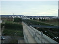 Thames Barrier Park, viewed from Pontoon Dock DLR Station