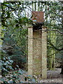 Old water tank in the woods