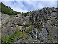 Cliffs on the banks of the River Wye