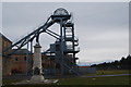 NZ2888 : Memorial and pit head, Woodhorn by hayley green