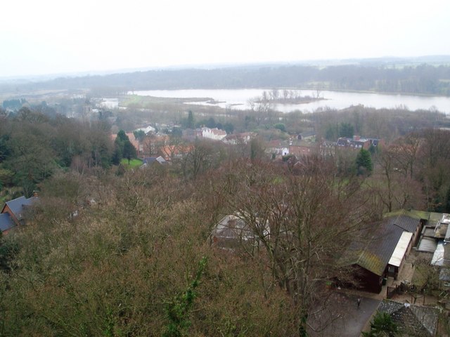 Thorpe St Andrew and Whitlingham Lake from Pinebanks Tower