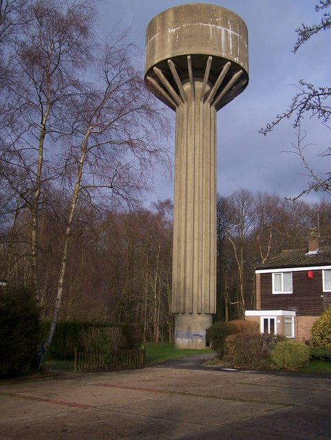 Water Tower, Vigo Village © David Anstiss :: Geograph Britain and Ireland